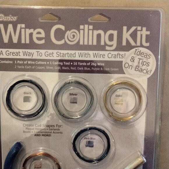 Darice Wire Coiling Kit Craft Starter Kit Tool Cutter - Picture 6 of 11